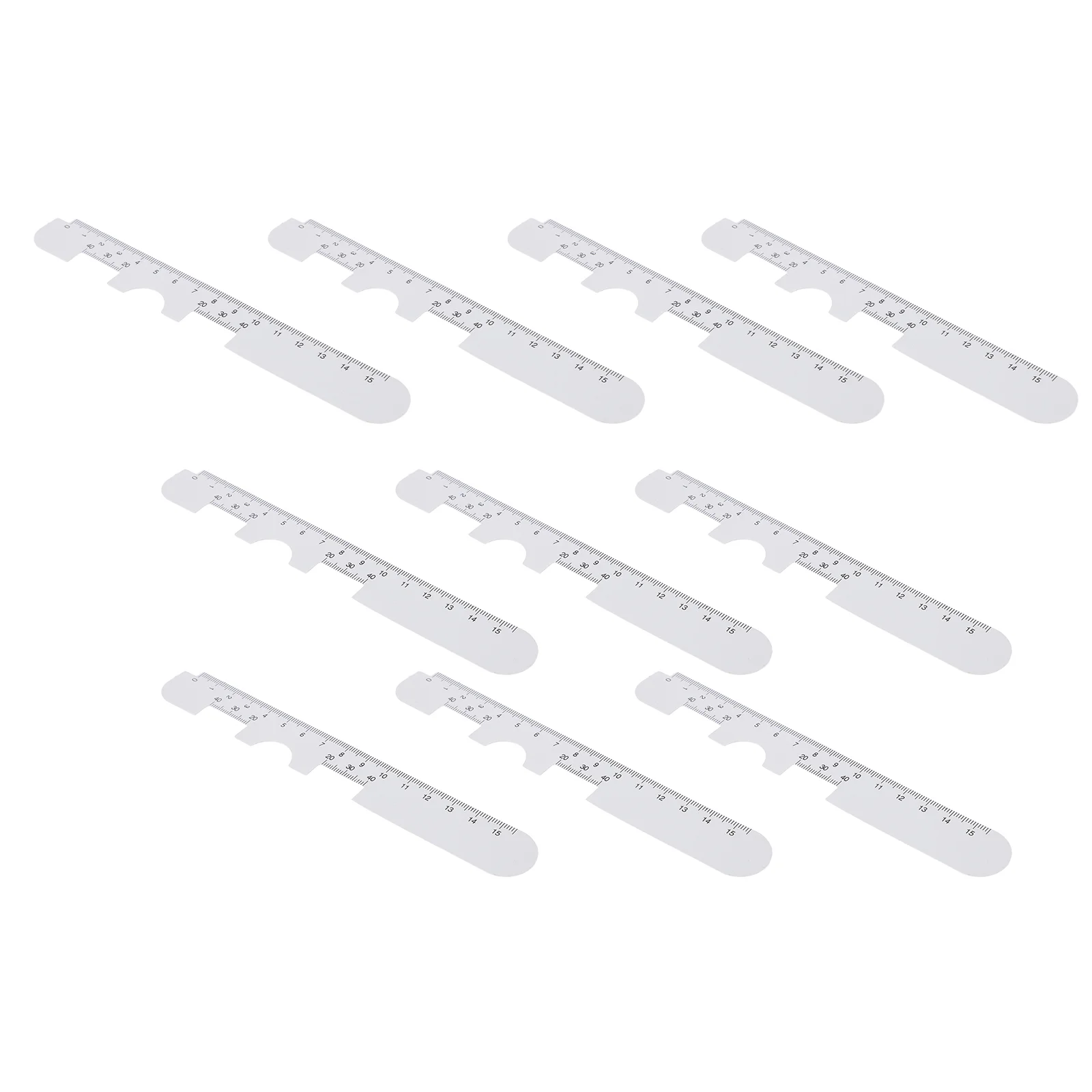 5 Pcs Ophthalmic Tool Pupil Distance Ruler Pinhole Frame Eye Measuring Measurement