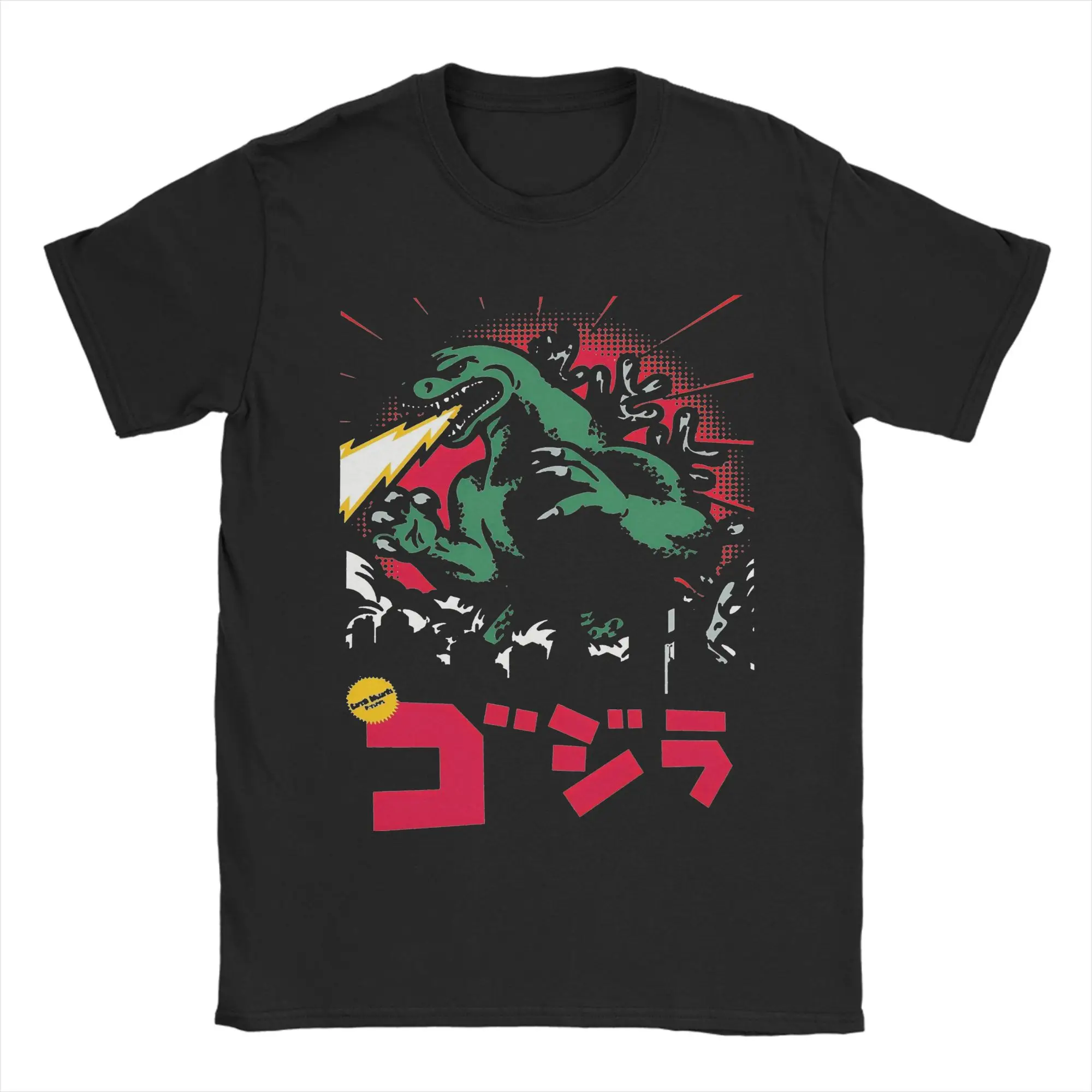 Godzillaed T-Shirt für Herren, coole T-Shirts aus reiner Baumwolle, Rundhals-Kurzarm-T-Shirt, neu eingetroffene Kleidung