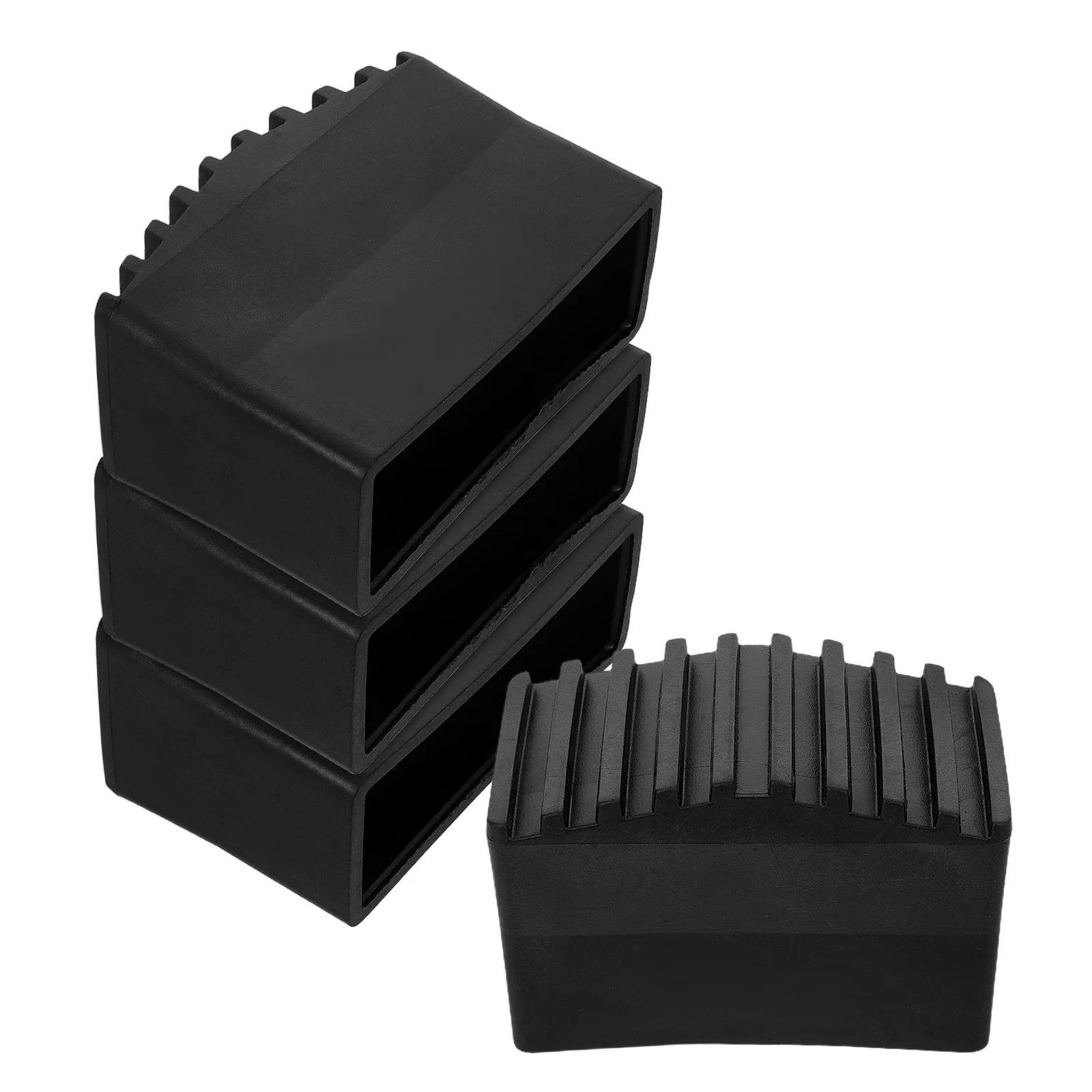 

4Pcs Ladder Anti Skid Feet Pads Rubber Foot Covers Universal Fit Durable Ladder Feet Protector Accessories Nonslip Foot Mat
