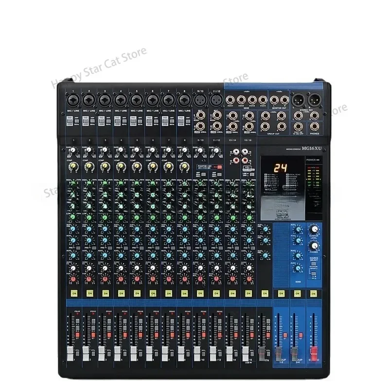 Professional Mixer MG10XU/MG12XU/MG16XU Road Stage Wedding Performance Conference Phantom Effect Mixer