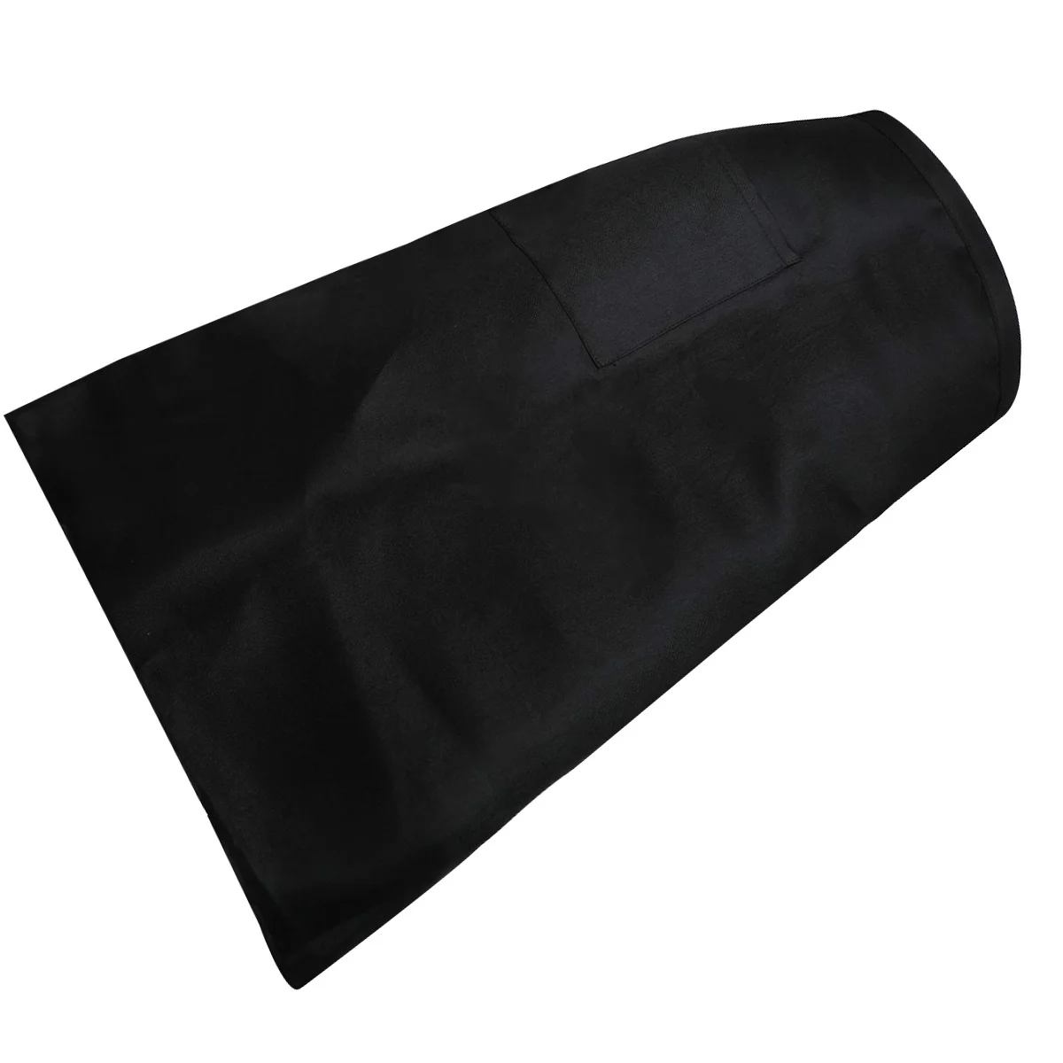 

72x70cm Black Unisex Kitchen Apron with Double Pockets Polyester Material for Cooking and Serving Unisex Apron
