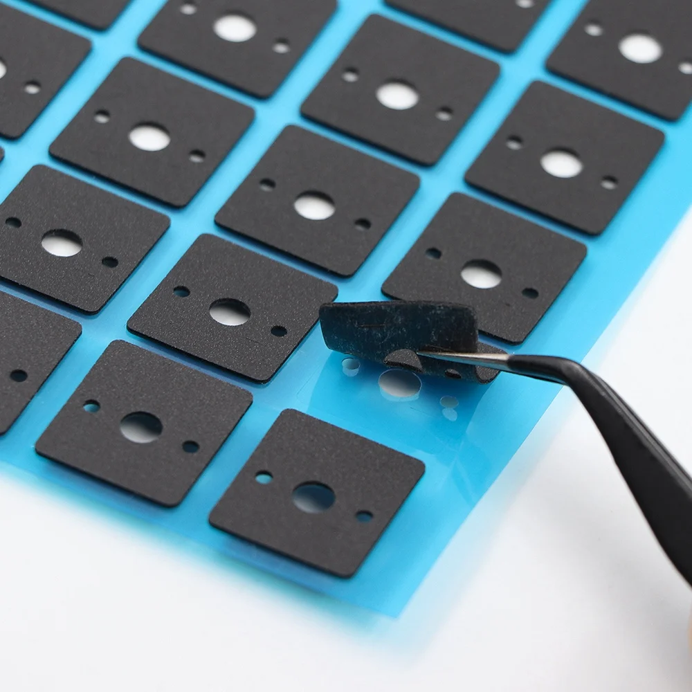 GOB-oSwitch Bantalan Sakelar Busa Penyangga Bantalan Keyboard Mekanis Bahan Busa Poron Sumbu Tunggal, Pengelasan Senyap