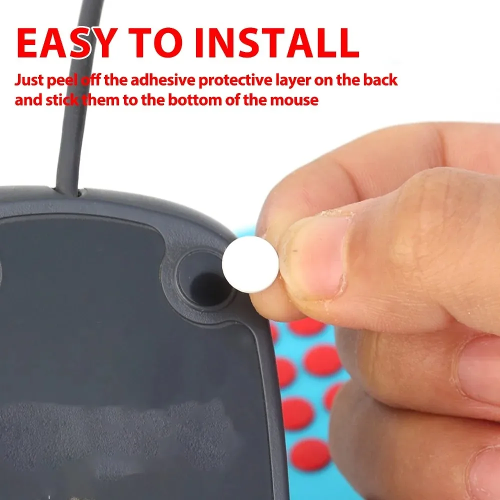 6 مللي متر/7 مللي متر قطر النقاط الصغيرة 20-120 قطعة زلاجات الماوس العالمية الفئران الإنزلاق قدم ICE التحكم سرعة الإصدار لتقوم بها بنفسك للماوس المطاطي