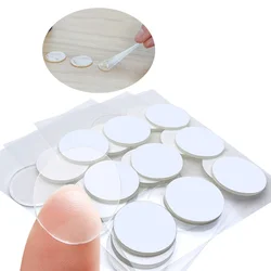 Cinta adhesiva transparente extraíble de doble cara, pegatinas adhesivas fuertes sin rastro para decoración de festivales, coches y hogar, 50/100 Uds.