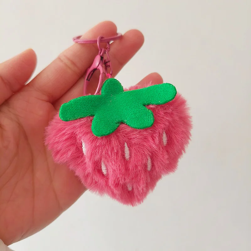 Cartoon Plüsch Puppe Schlüsselbund Tasche Charms Capybara Stern Bär Kaninchen Frosch Panda Erdbeere Bär Gans Puppe Schlüsselanhänger Weihnachtsgeschenke