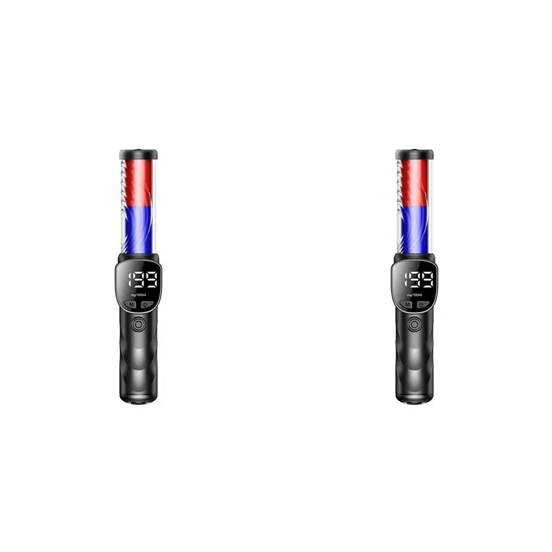 2X Digital Alcohol Tester Sound And Light Alarm Traffic Home Investigation Alcohol Tester LCD Display Police Breathalyz