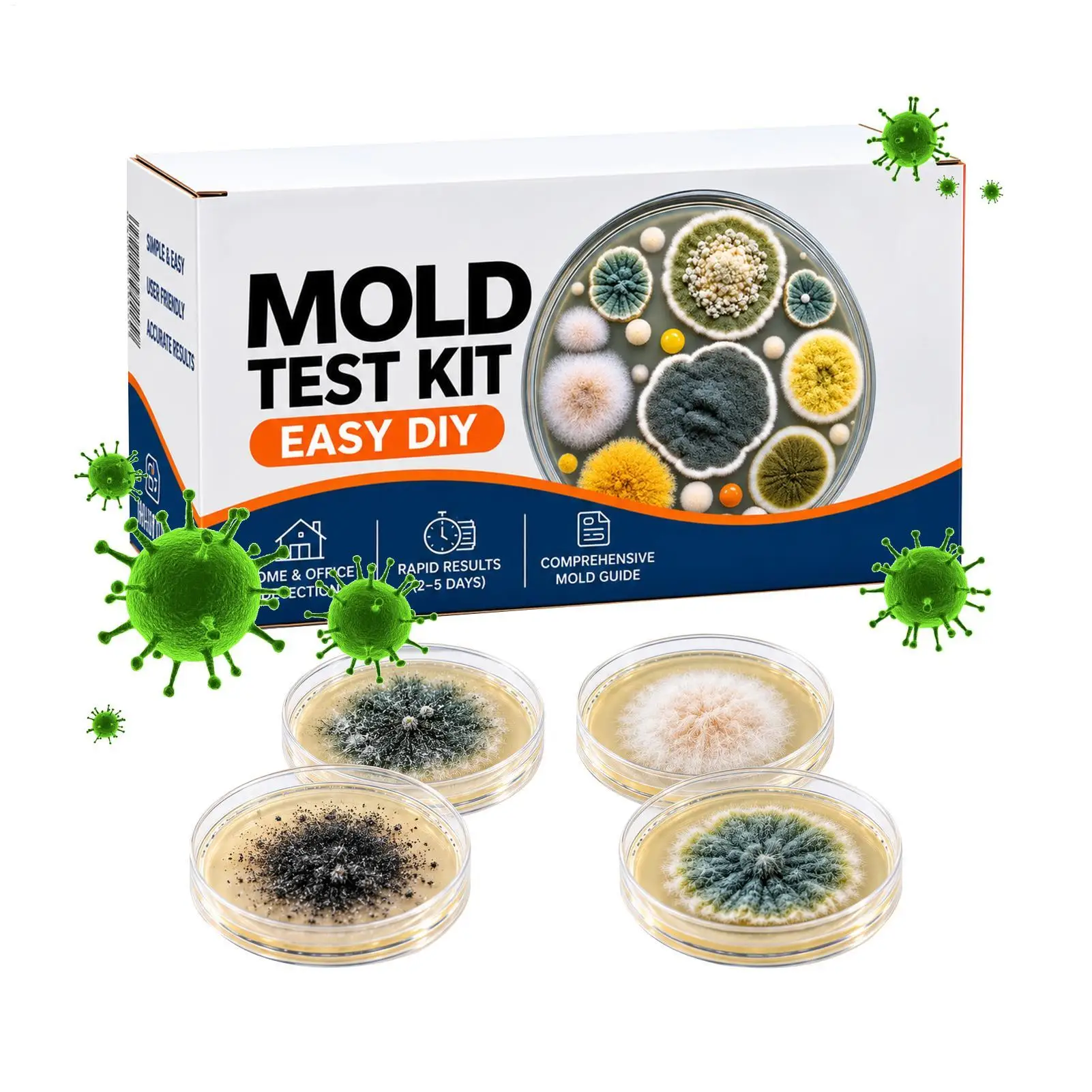 Home Air Quality Test Kit Portable Monitor Meter Detection Air Quality Meter for House Travel Outdoor Wall Basement Air Vents