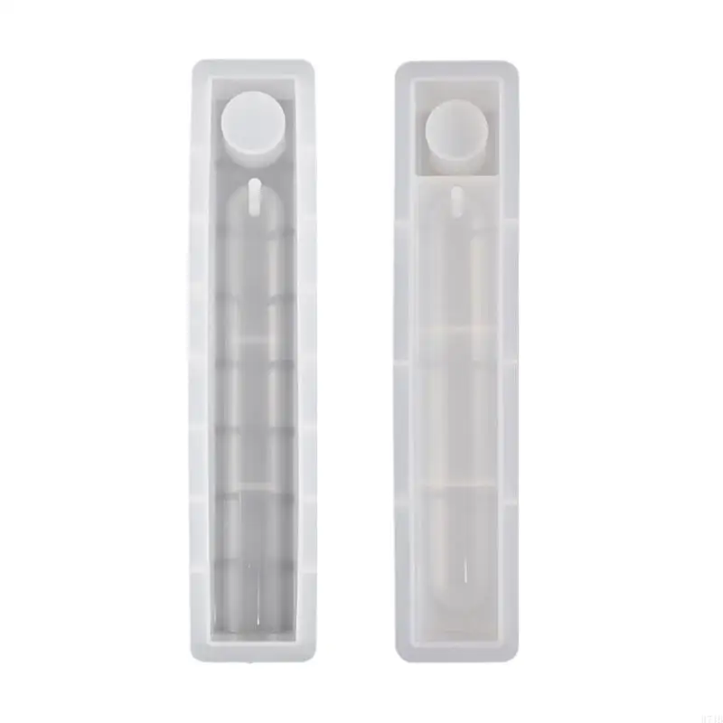 

37JB Rectangular Incenses Insert Holder Resin Mold Gypsum Silicone Mold Epoxy Casting Mold for DIY Candlestick Jewelry