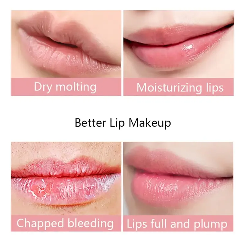 Anti- Wrinkle Anti-line Winter Fashion Moisture Lip Balm Long-Lasting Natural Aloe Lipstick Anti Aging Lip Care Lipstick Makeup