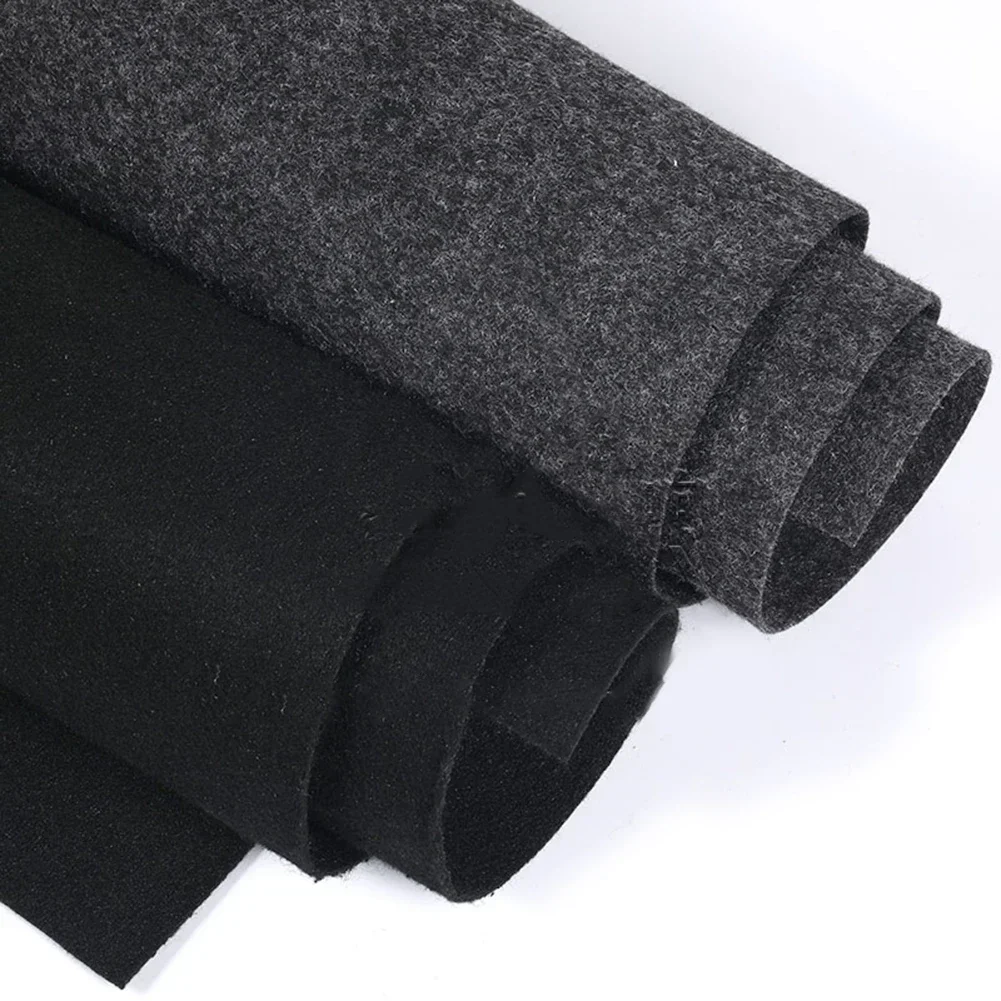 1M Speaker Mesh Cloth Replacement Secure Installation DIY Dustproof Protection Stylish Black/Grey Polyester Fiber
