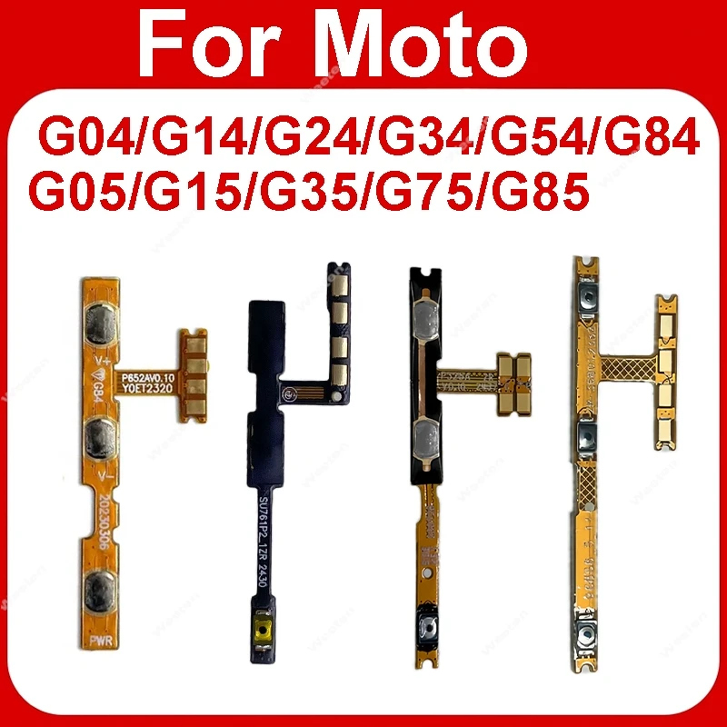 For Motorola Moto G05 G14 G15 G34 G54 G75 G84 G85 Compatible Side Key Assembly Durable Perfect Fitting Seamless Matching