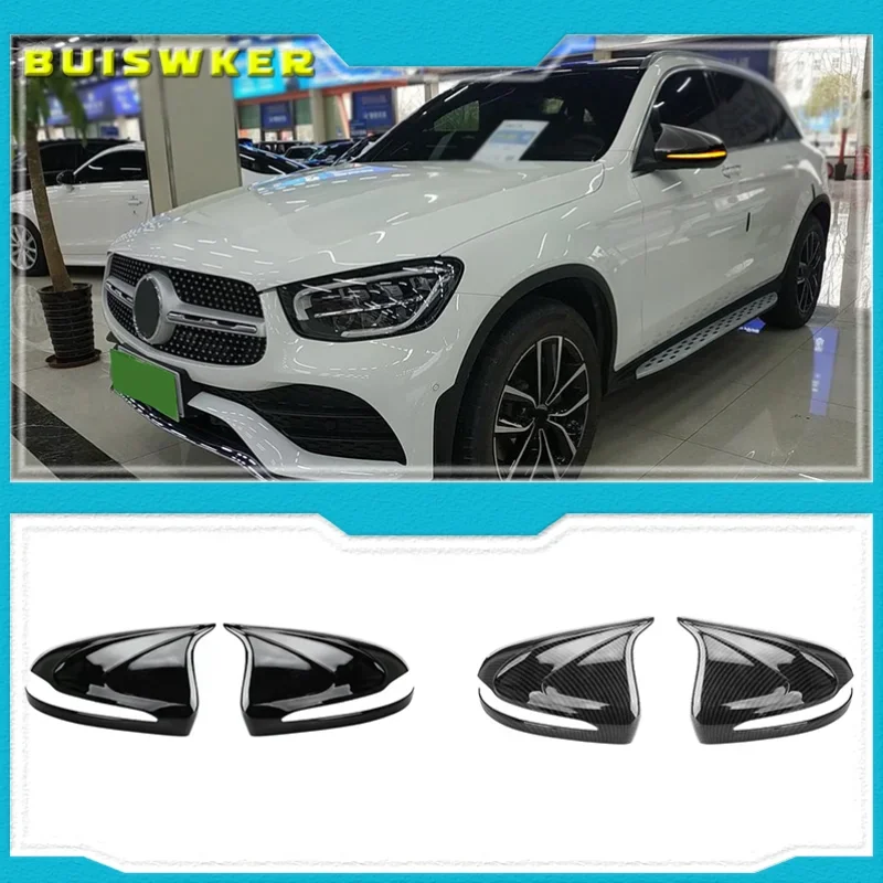 

for Mercedes-Benz C260L Rearview Mirror Cover E-Class C-Class C200L E300L Carbon Fiber Reversing Shell S-Class GLC