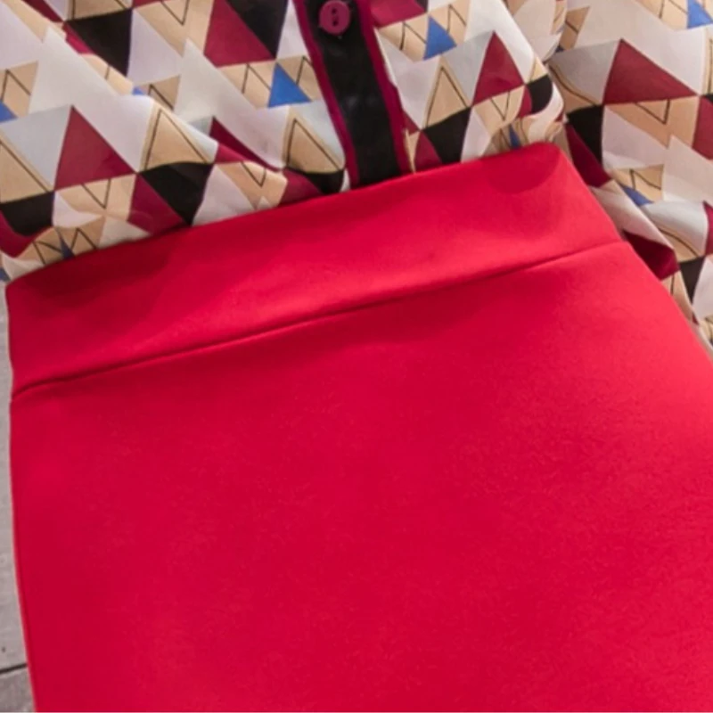 New Style Summer Fashion Elastic Waist Half-length Skirt 2025 Plus Size Women's Clothing Side-Slit Bodycon Skirts