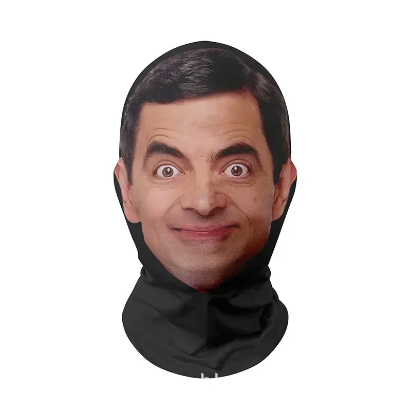 Máscara Facial Personalizada Con Impresión UV 3D, Foto Realista Para Halloween Y Cosplay, Ligera Con Visor De Malla Y Diseño único