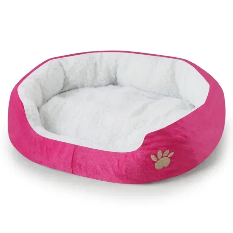Dog Beds for Large Dogs Cashmere Warming Pet Dog Bed Sofa Lounger Cat Nest Baskets Plush Kennel Bed Comfortable Pet Supplies