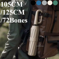 72 Bone Windproof Umbrella Reinforced Automatic Folding Large Size Sun Uv Protection Anti-Storm Travel Parasol