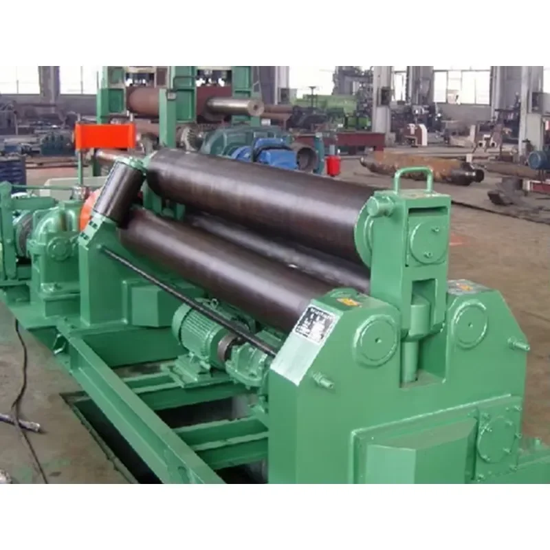 CE Certification Hydraulic 3-Roll Plate Rolling Machine Gearbox Driven Stable Bending for Metal Cylinder Fabrication