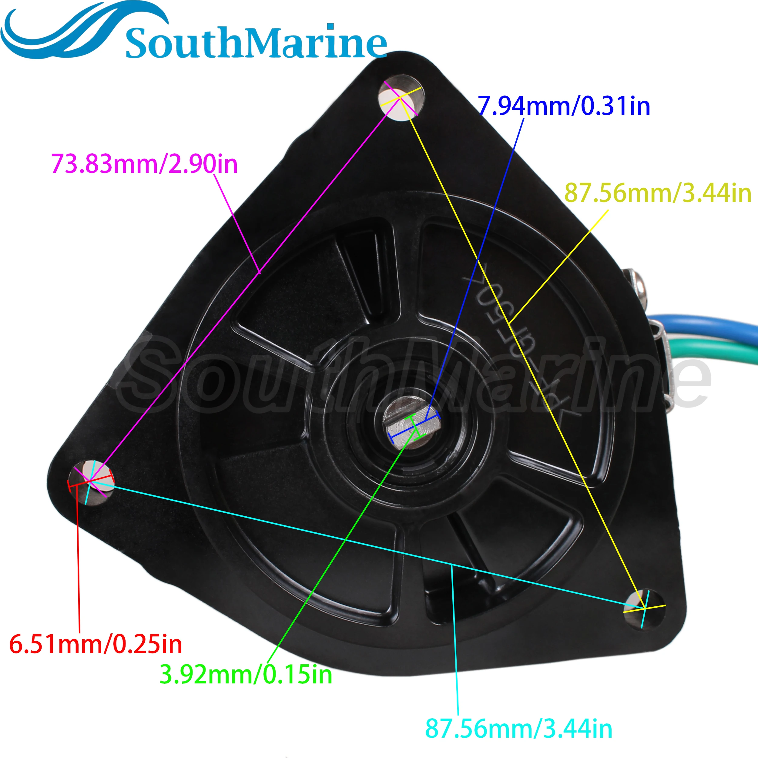 Boat Motor 63P-43880-10/01 63P-43880-11/21/22 6KW-43880-00/01 Tilt Trim Motor for Yamaha 130HP-250HP, fit Arrowhead TRM0111