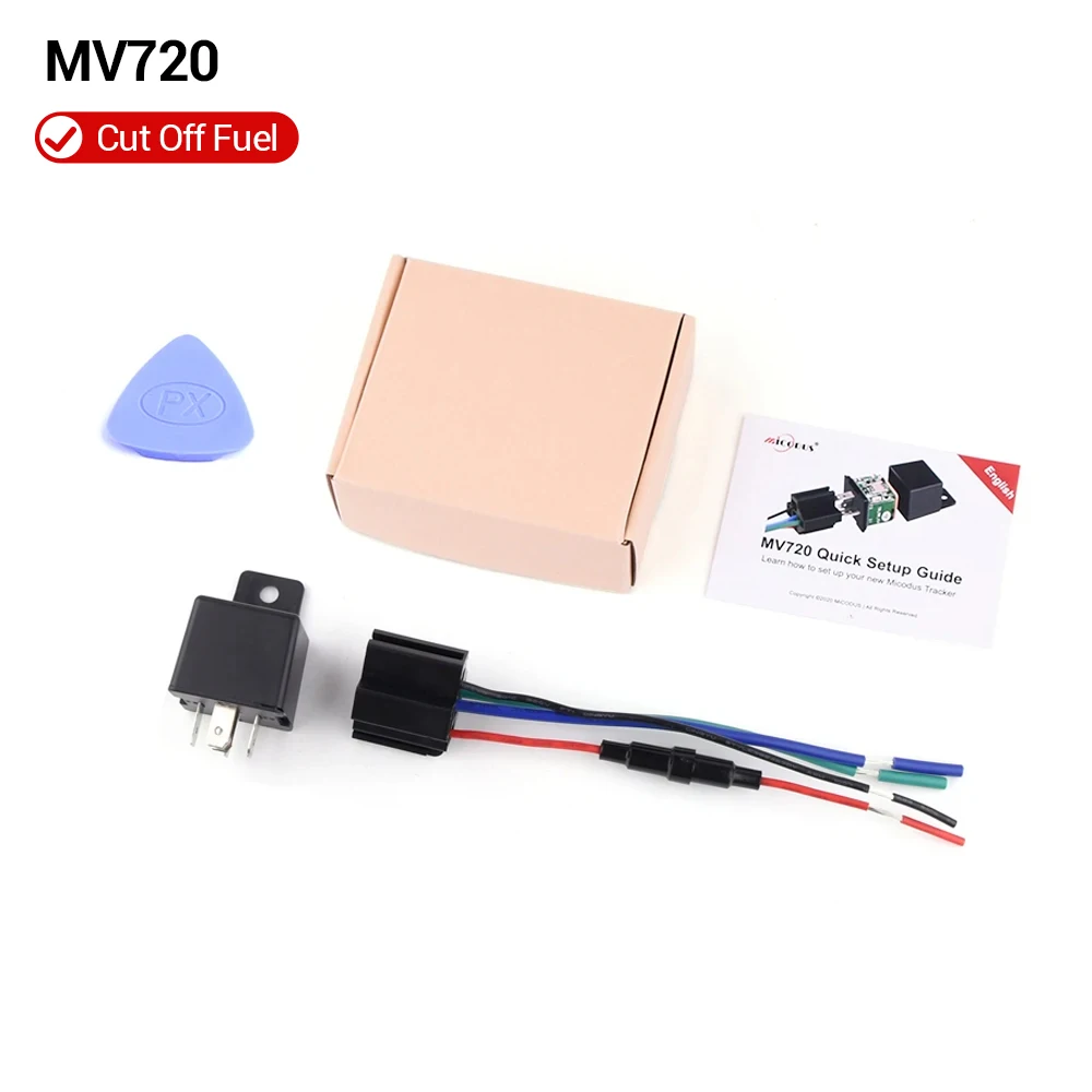Micodus Voertuig Motor Auto GPS Relais Tracker Afgesneden Brandstof MV820 9-90V Trillen Gesneden Lijn alert Geo hek Alarm Gratis APP
