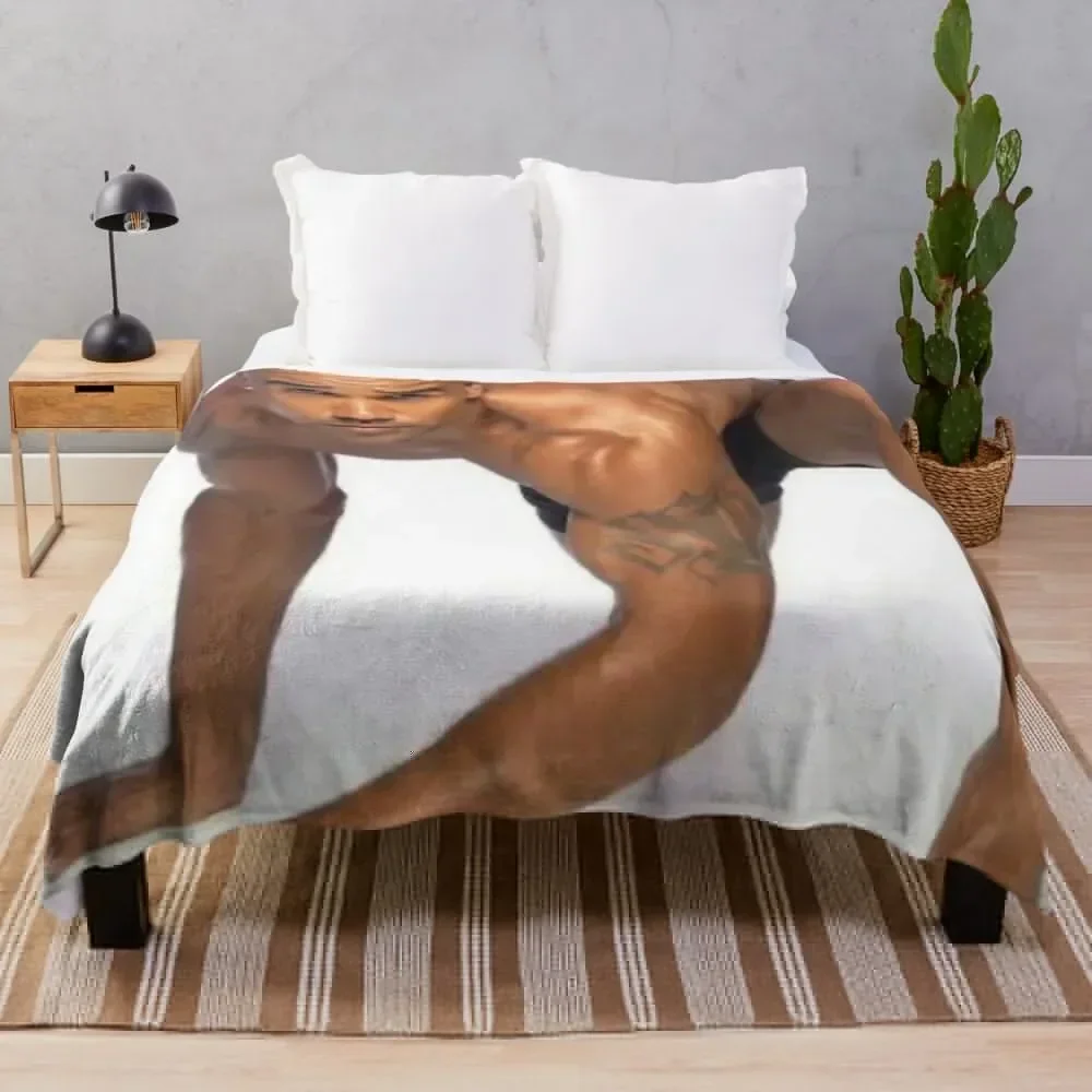 Shemar Moore Throw Blanket Comforter warm for winter For Sofa Thin Sofas Blankets