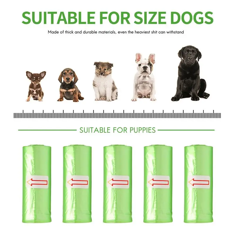 Premium-Dog Poop Bags with Leak-Proof Unscented Compostable Pet Waste Disposal Refill for Doggy Puppy 720 Bags, 48 Rolls
