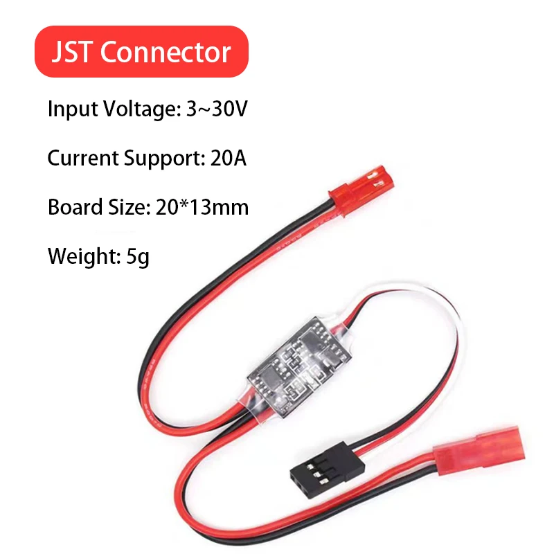 DC 2-30A PWM Remote Control Switch 3-30V High Power for RC Drone FPV Pump LED Light, Signal Speed Controller