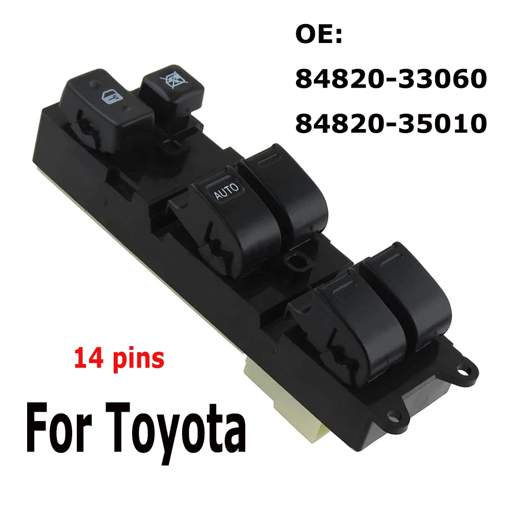 84820-33060 Car Accessories For Toyota Camry Tercel Corolla 4Runner Lexus LX450 Electric Window Switch Lifter Control Button New