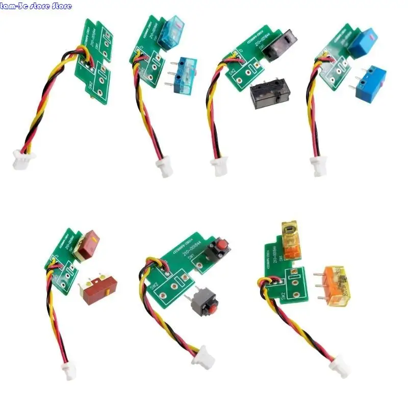 D0UA Hot Swap Mouse Side Button Board Micro Switches Replacement for G304 G305