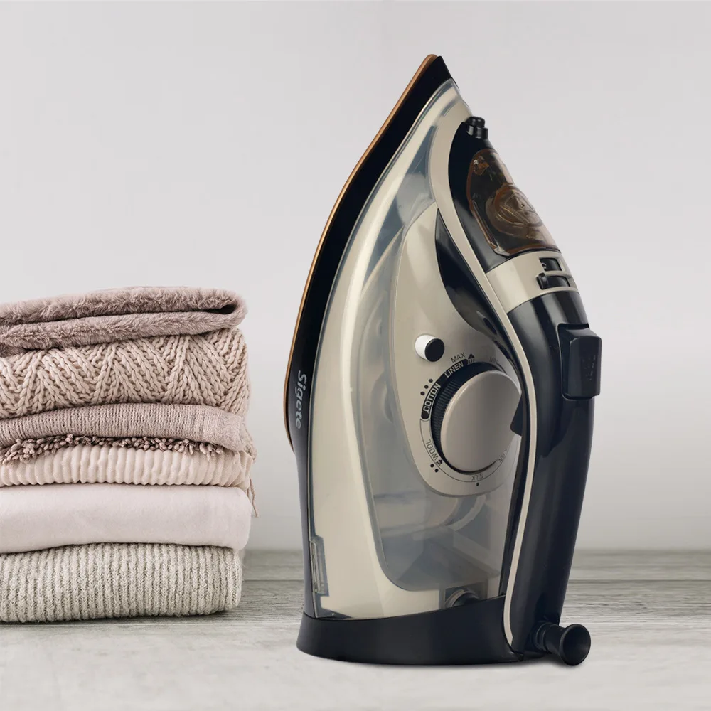 Household Hotel Supplies 2200W Quick Heating Burst of Steam Dry Wet Dual-function Three-level Ironing Iron