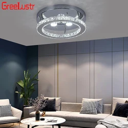 LED K9 Kristall Decken leuchte Schlafzimmer Küche Cricle Decke Kronleuchter Licht Kristall Glanz Home Decora 110V-220V Leuchte