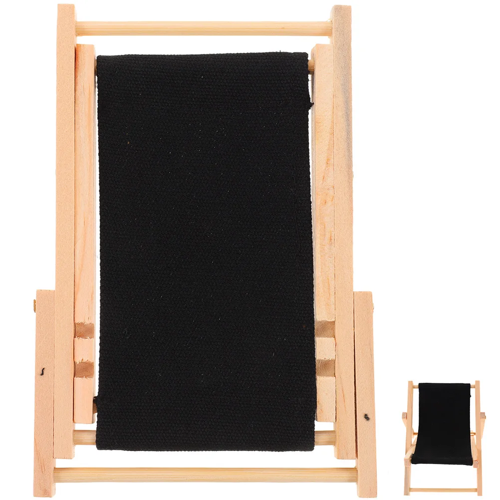 

2 Pcs Mobile Phone Holder Decoration Chair Cellphone Stand Body for Desk Cute Black Travel