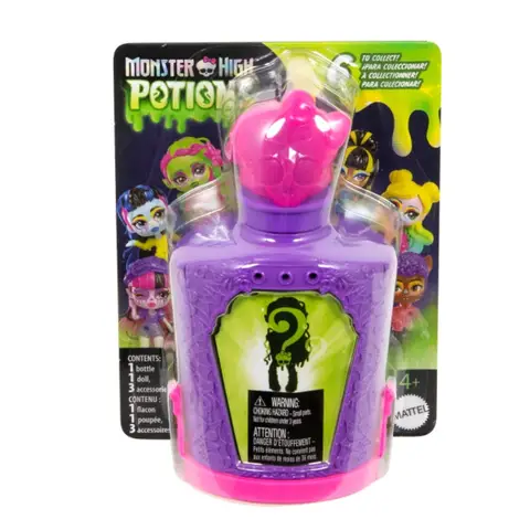 Mattel Monster High Potions Fright Sized Blind Mystery Box Lalki dla dziewczynek Niespodzianka Odkryj Tajemnicze Pudełko Zabawki Prezenty