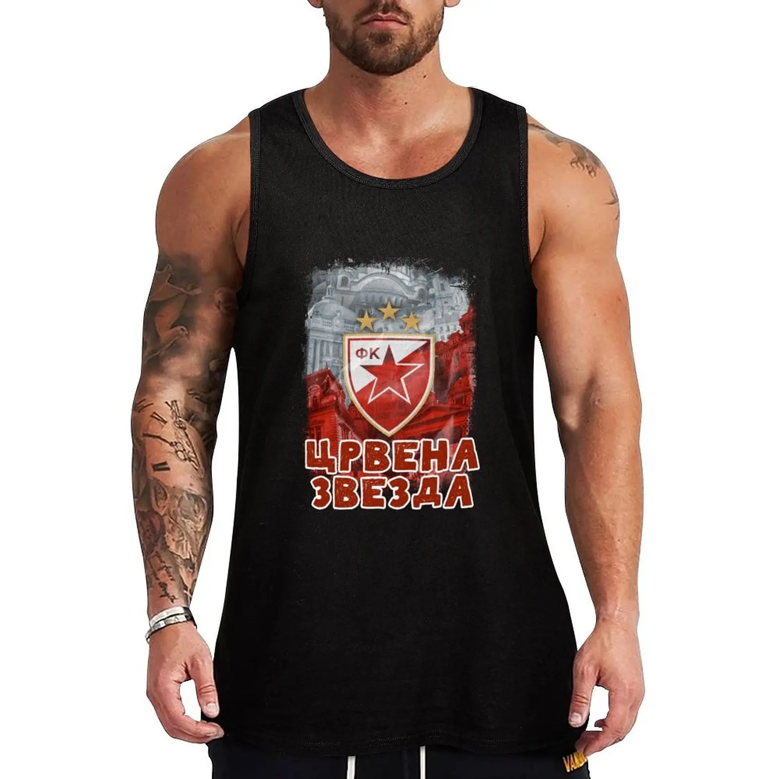 

GRB Delije Sever Crvena Zvezda Beograd * Red Star Belgrade Serbia ULTRAS 1989 Tank Top Classic Fit Undershirt Everyday Wear