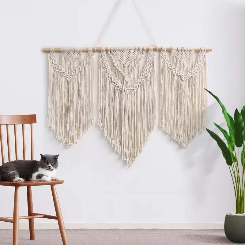 

Bohemian Large Wall Decorative Tapestry Artistic Handwoven Tapestry for The Room Living Room Wall Tapestry Art Woven Home Decor