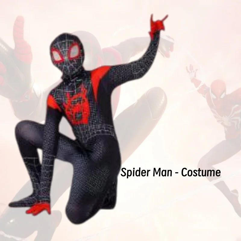 Nowe stroje cosplay anime na rok 2026, kombinezon superbohatera, dziecięce stroje cosplay Spider-Mana, rozmiar prezentowy 110-150 cm