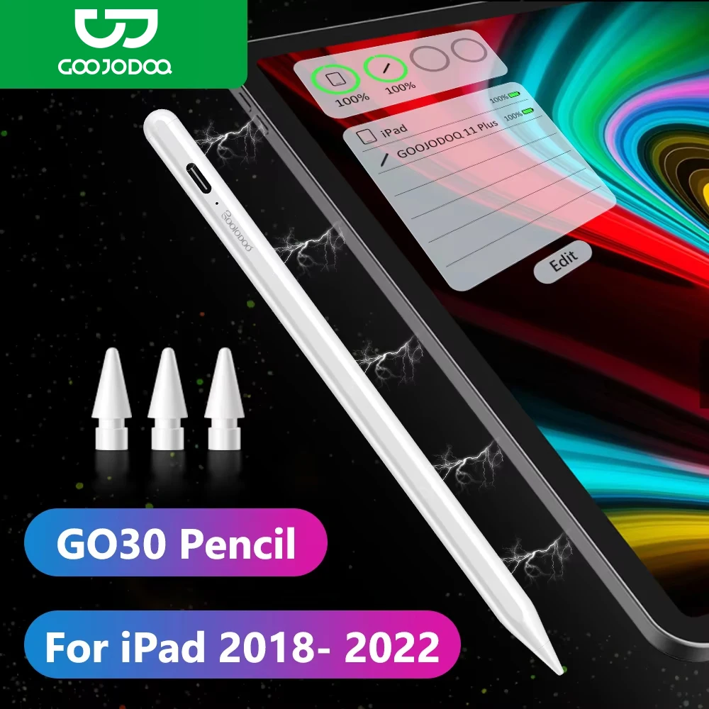 

For Apple Pencil 2 1 For iPad Pencil Bluetooth Stylus Pen for iPad Pen 2022 2021 2020 2019 2018 Air 5 for Apple Pencil