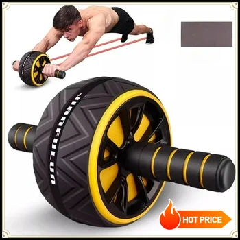 Ab Roller Wheel Non‑Slip Abdominal Training Roller For Abs Core Workout Home Gym Fitness…
