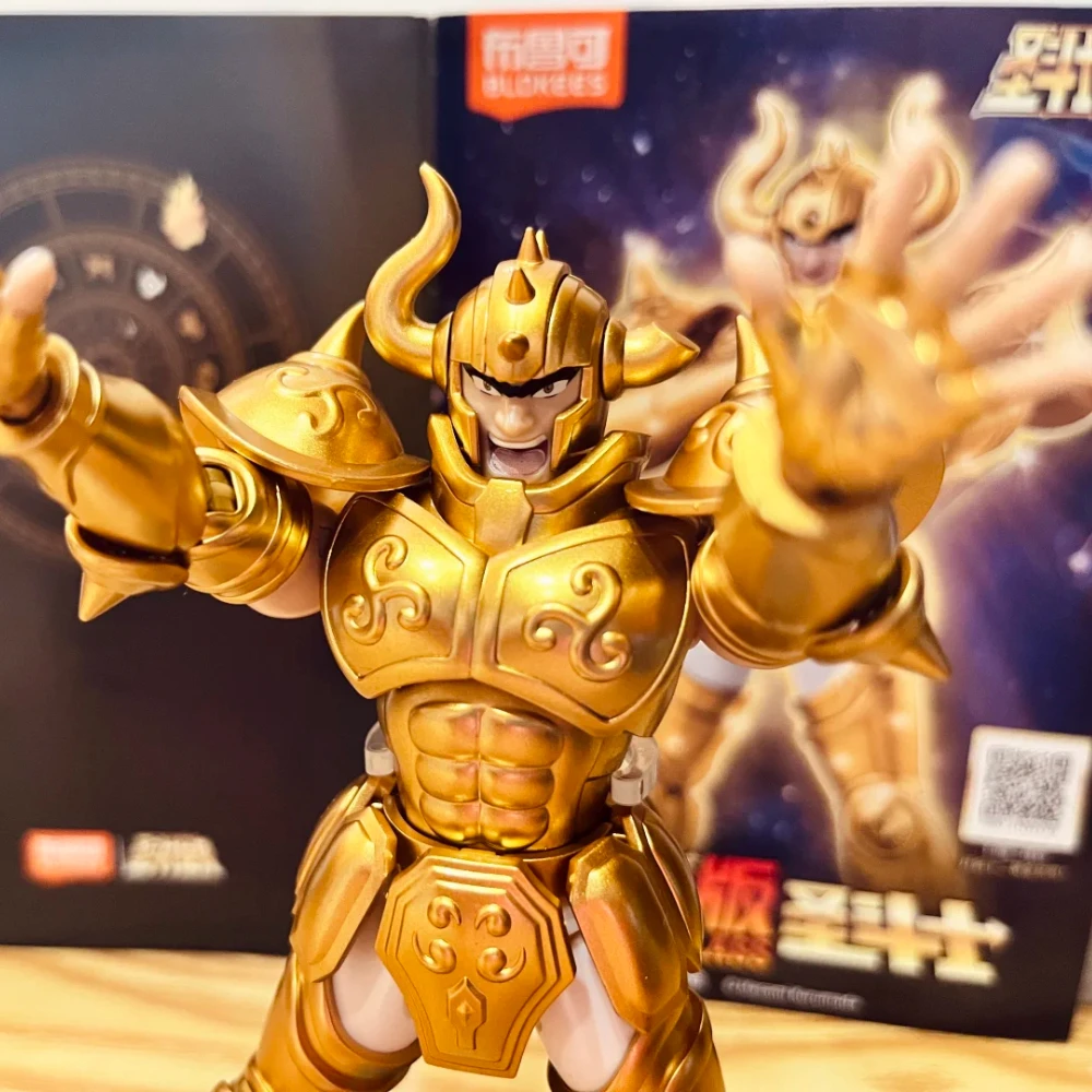 IN STOCK ALDEBARAN Saint Seiya Taurus Action Figure Blokees Champion Class Toy Assembly Kit Doll Collectible Model Toys Gifts