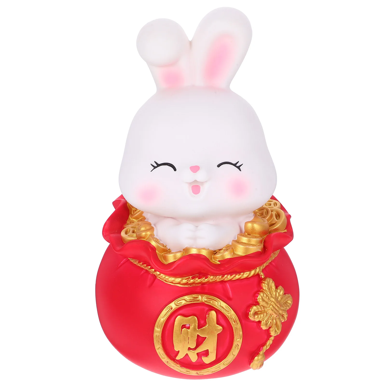 

Piggy Bank Desktop Ornament Children Money Boxes Bunny Coin Vinyl Saving Jar for Kids
