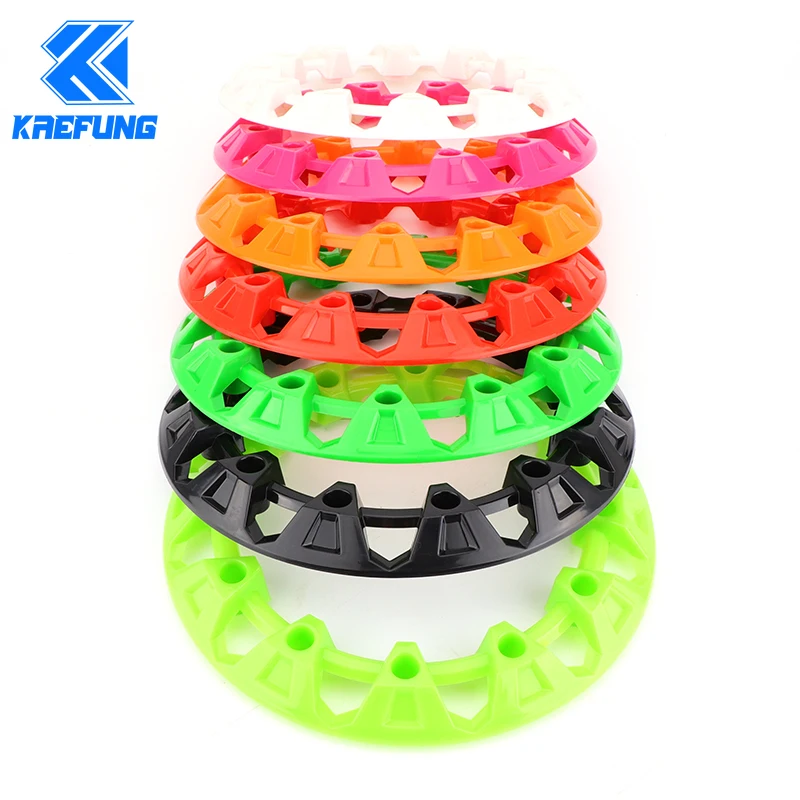 4pcs 7-inch ATV Wheel Trim Hub Protection Decor Rim Cap Universal Vehicle All Terrain wheel Plastic Cover fit to 7inch tires