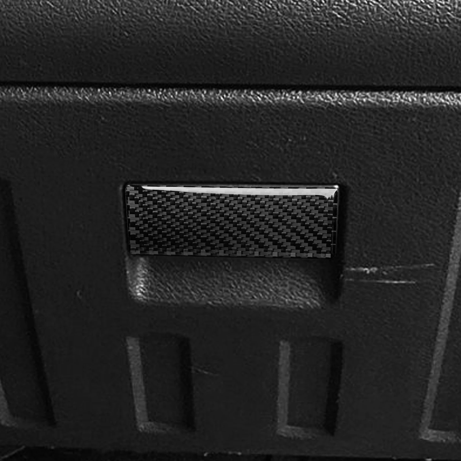 For Ford F-650 750 F250 350 450 550 Car Passenger Side Storage Handle Switch Panel Carbon Fiber Interior Accessory Sticker
