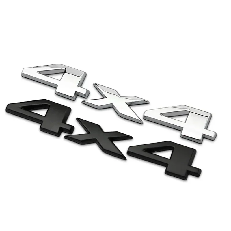 3D 1Pcs Car Metal Stickers 4WD 4X4 Decals for Nissan Juke X-trail Qashqai Opel Astra H G Insignia Kia RIO Ceed Sorento Sportage