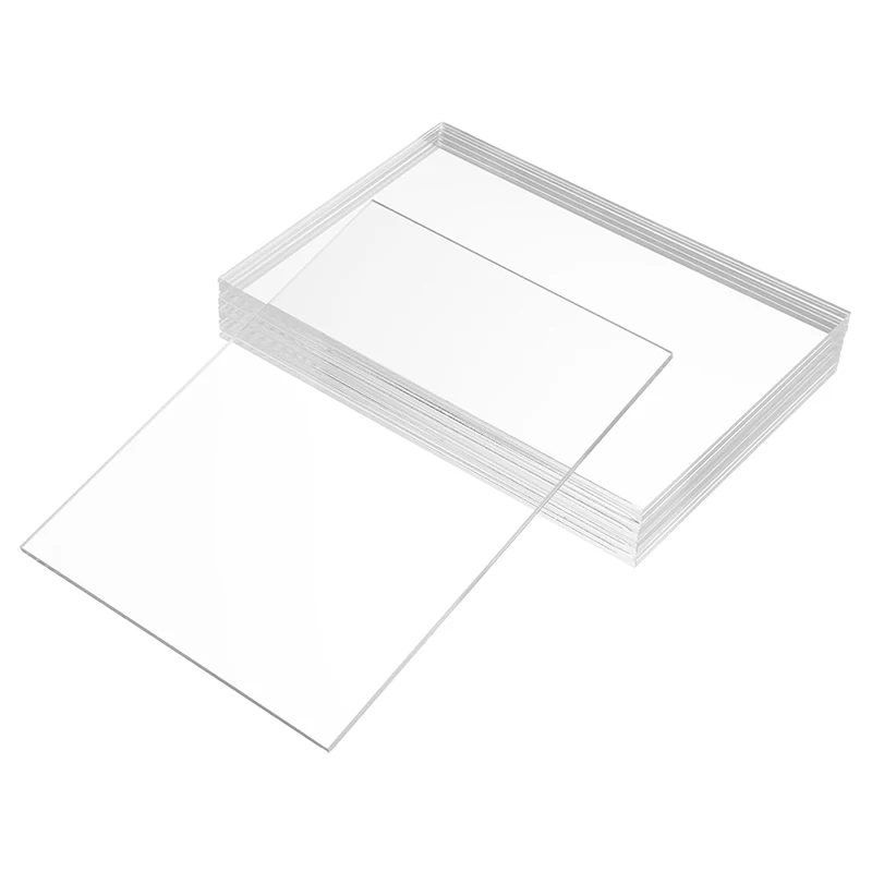 High Clear Colorless Plexiglass Sheet 1 2 3mm Thick Acrylic Plate 1/2/3Pcs Aquarium Photo Frame DIY Cutting Craft