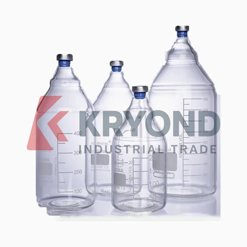 Anaerobic Bottle High Borosilicate Glass Explosion-Proof Bottom Headspace Fermentation Bottle Original Product