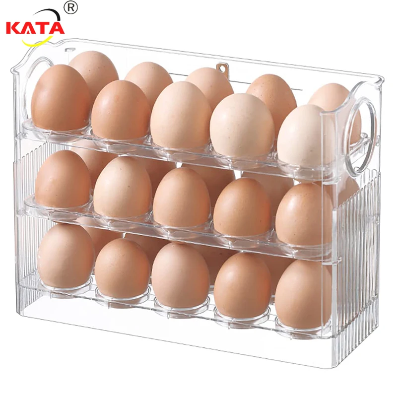 

Egg Storage Box Refrigerator Organizer Food Containers Egg Fresh-keeping Case Holder Tray Dispenser Kitchen Storage Boxes New