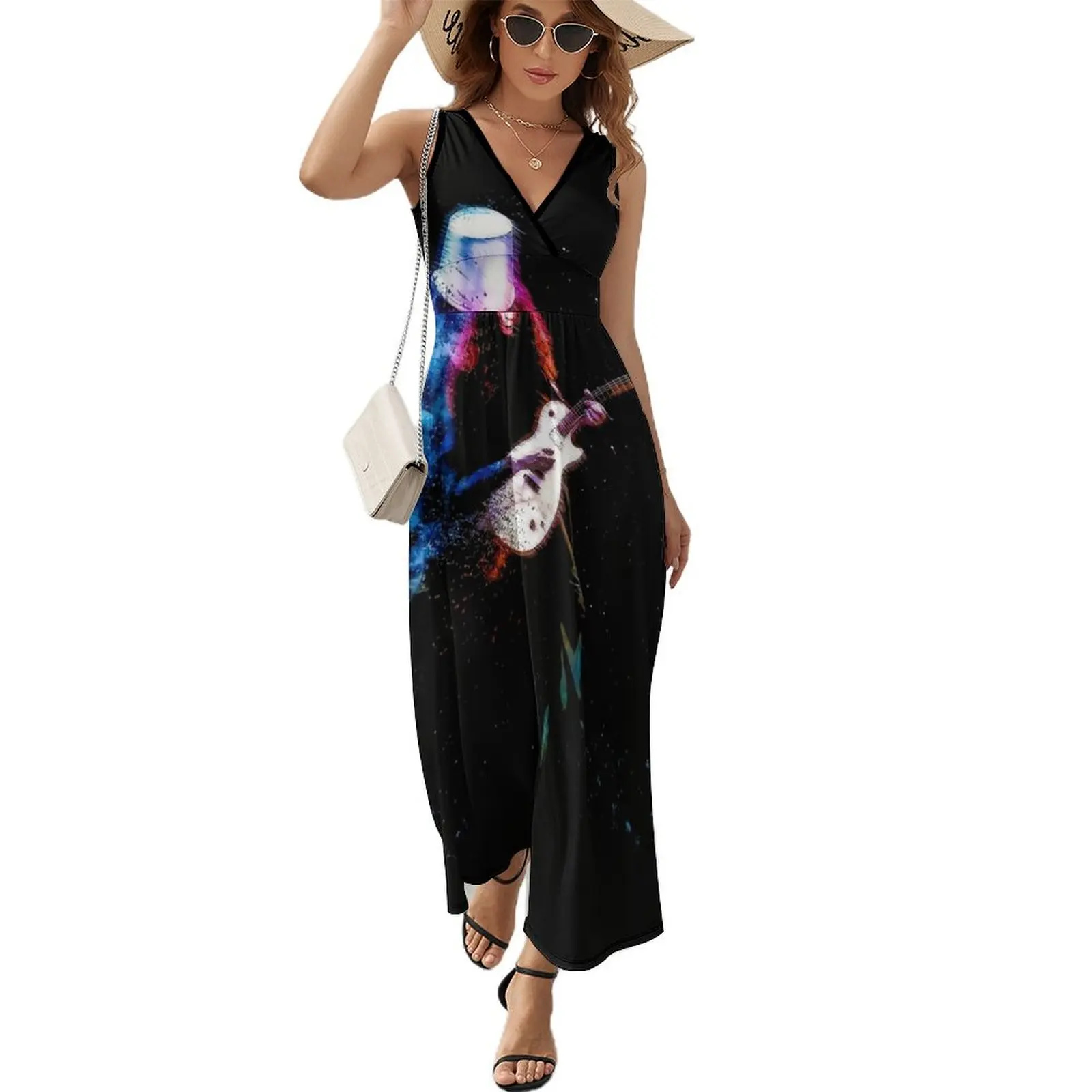 Женское платье без рукавов, 2024