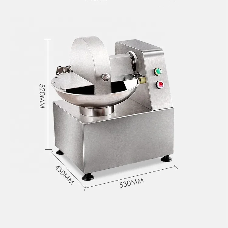 Cortador de cuencos, mesa superior, salida de fábrica, máquina cortadora de carne vegetal, máquina trituradora cortadora Universal