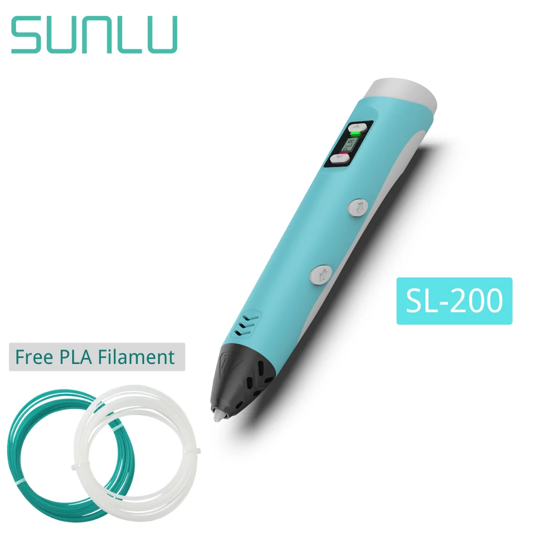 SUNLU SL-200 3D Printing Pen For Children Use PLA /ABS to 3D Drawing Printing Pencil Toys for Kids Christmas Birthday Gift