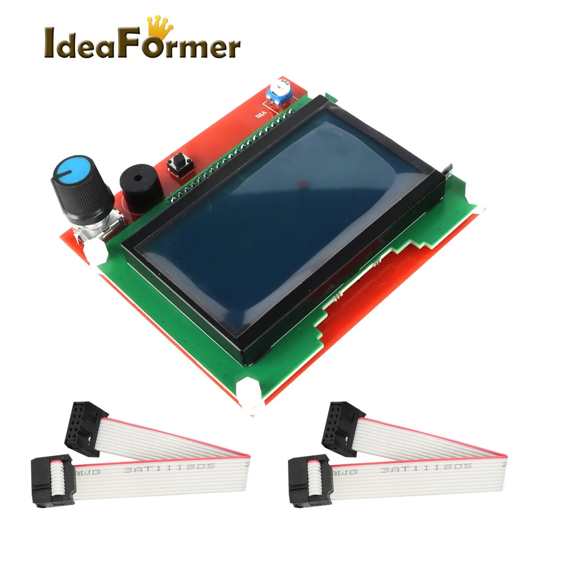 1pcs LCD12864 Display Screen Module For Ideaformer IR3 & IR3 V1 3D Printer