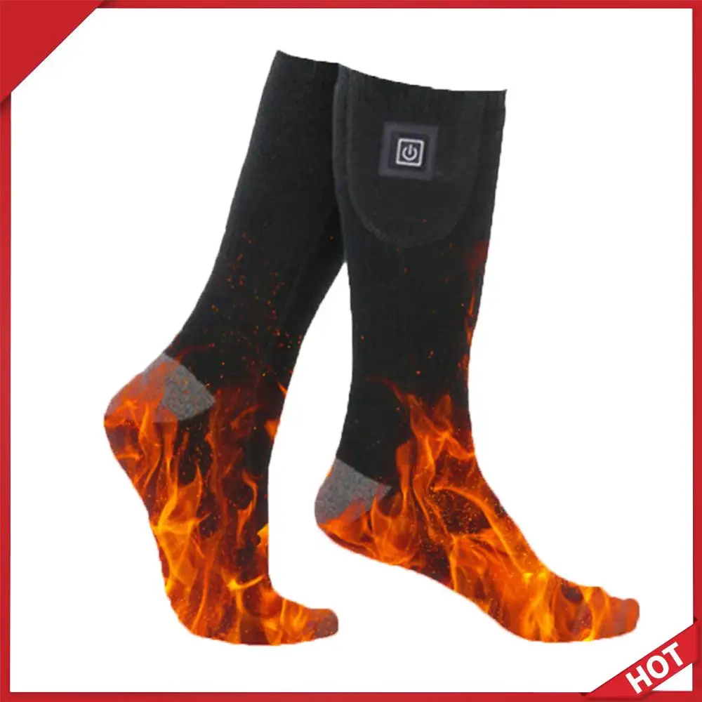 

Electric Heated Socks (No Battery) 3 Level Temperature Winter Heating Socks Fast Heating Winter Warm Thermal Socks for Men Women